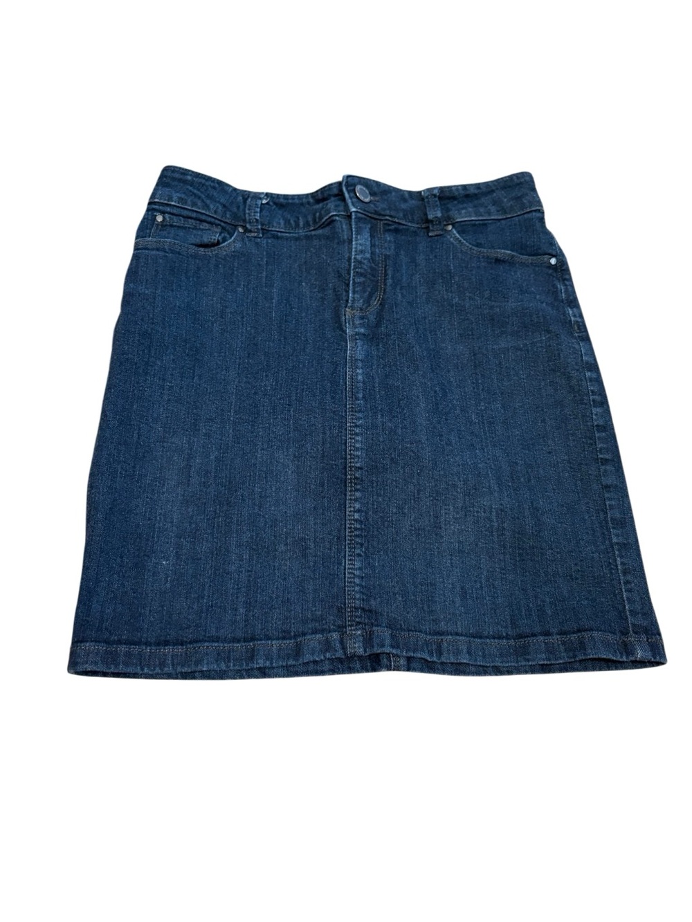 Ann Taylor Petite Denim Skirt. Size 4 Petite. Great Condition!!